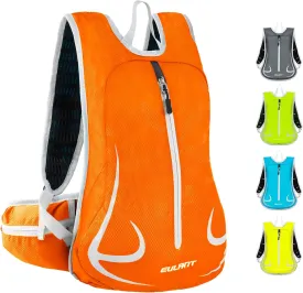 14L Hiking Backpack Lightweight Cycling Daypack with Reflective Stripes for Traveling Skiing Trekking