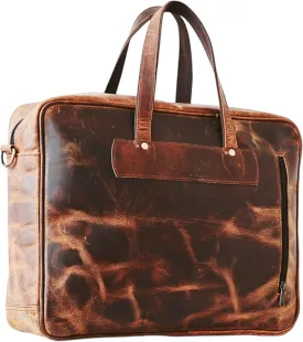 16 Inch Leather briefcases Laptop Messenger Bags for Men and Women Best Office Satchel Bag