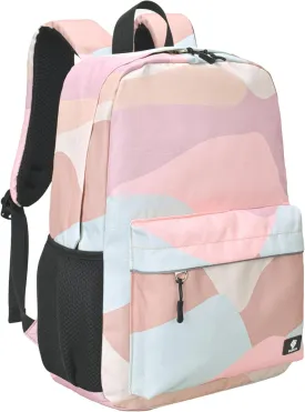Aesthetic Kids' Backpack for Teen Girls, Bookbags for School or Travel with Padded Laptop Compartment, Pink Cloud