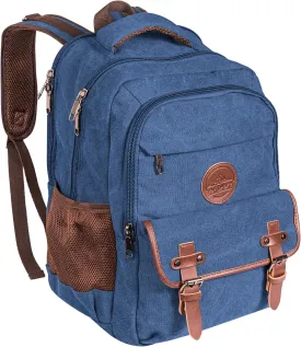 Ama Dablam Premium Original Canvas Backpack/ 17Laptop/XL-30L/ Many Pockets | Strong Zippers | Thick Cotton | College Travel