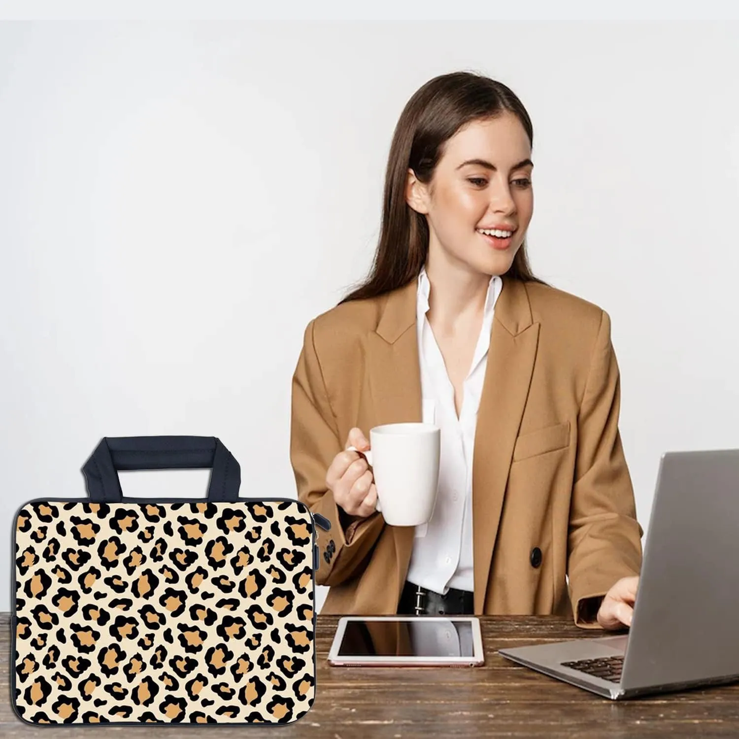 AMARY laptop sleeves 11.6" 12" Laptop Handle Bag Neoprene Notebook Carrying Pouch Chromebook Sleeves case Fit Apple MacBook Air HP DELL Lenovo Asus for men women (AMR12-01)