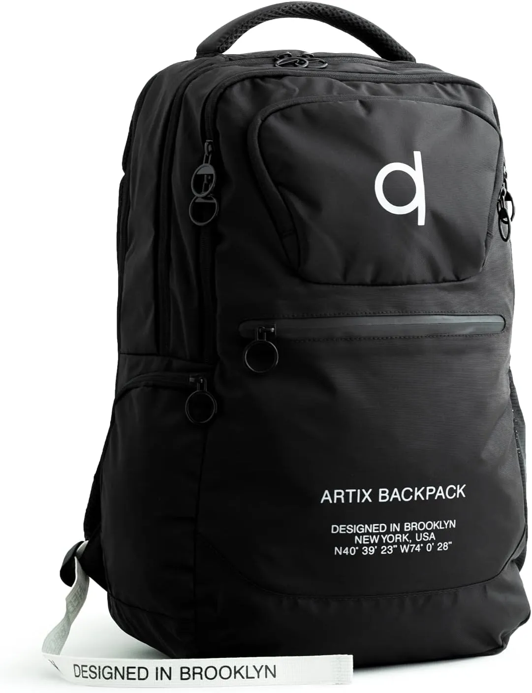 ARTIX Waterproof Laptop Backpack for Men & Women | Large 17.3-inch Travel Backpack | Stylish & Durable Computer Bag for Business, Office & Work | Versatile Rucksack for Adults (Black/Grey)