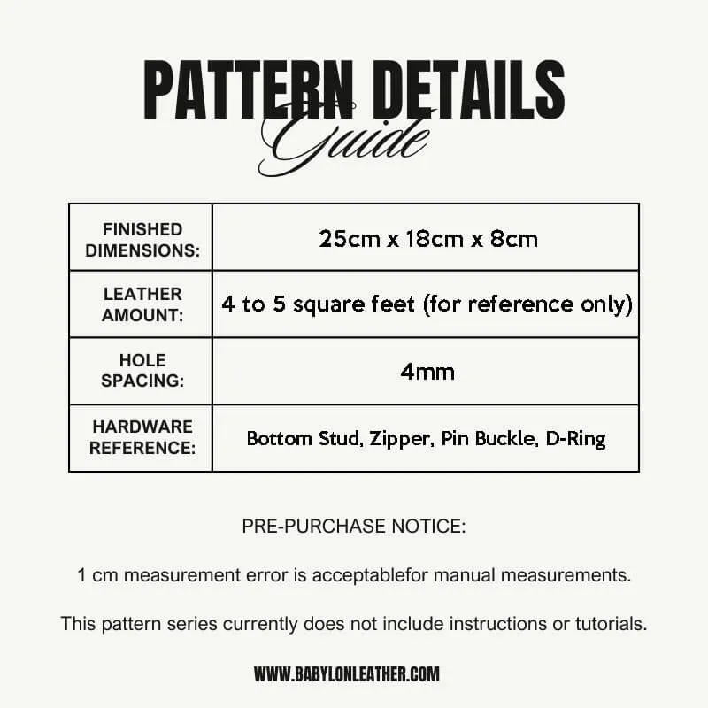 BABYLON™ Hobo Handbag Pattern AAB-494