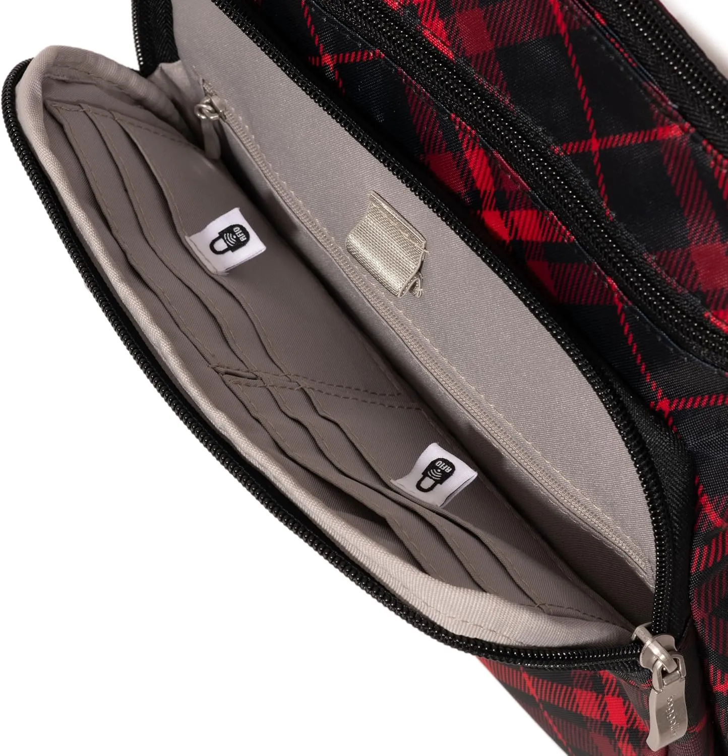 Baggallini Crossbody Bag for Women 10" X 10.7" Lightweight Handbags with RFID Card Slots Interior Divider