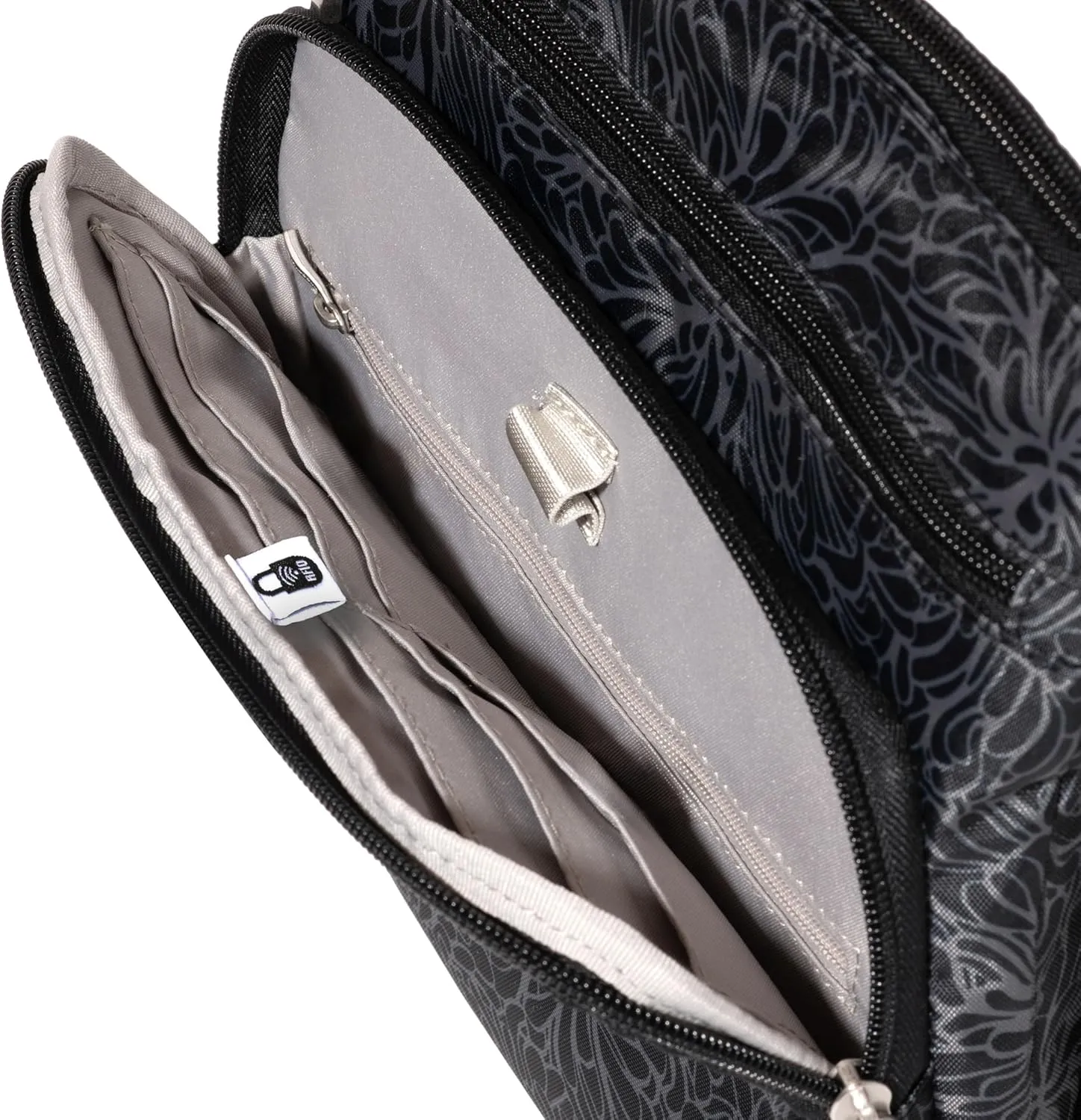 Baggallini Crossbody Bag for Women 10" X 10.7" Lightweight Handbags with RFID Card Slots Interior Divider