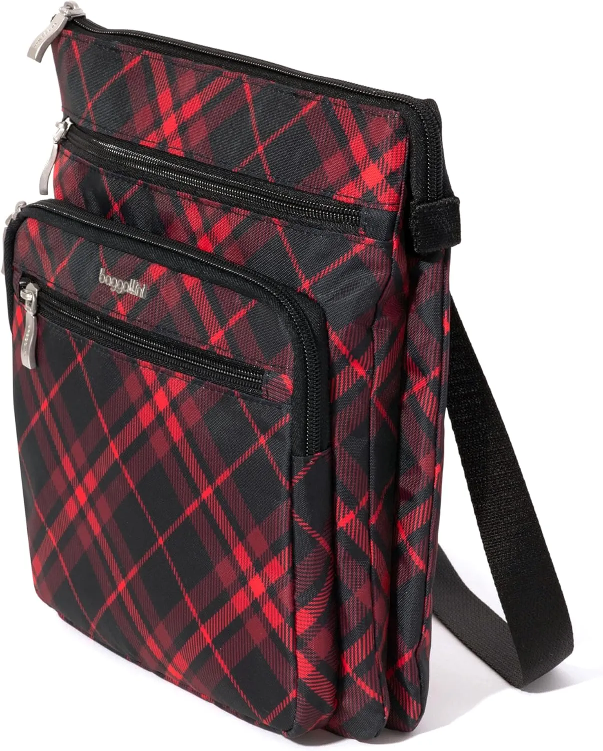 Baggallini Crossbody Bag for Women 10" X 10.7" Lightweight Handbags with RFID Card Slots Interior Divider