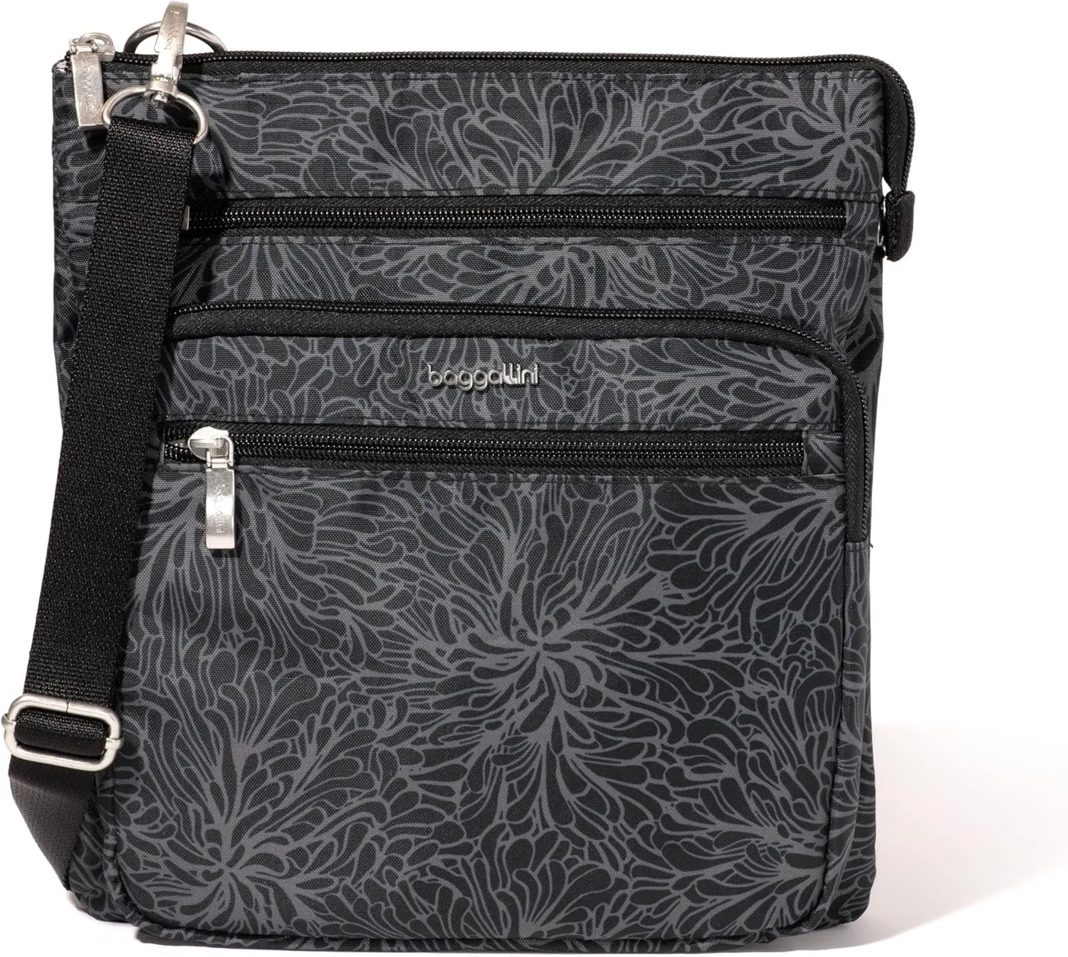 Baggallini Crossbody Bag for Women 10" X 10.7" Lightweight Handbags with RFID Card Slots Interior Divider
