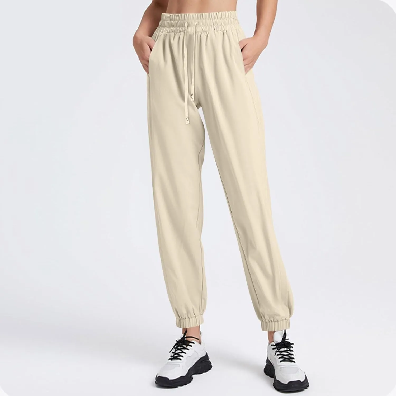 Beeswan Pants for Women Ultra Stretch Breathable Casual Pant Quick Drying Stretch Active Trousers Over 50
