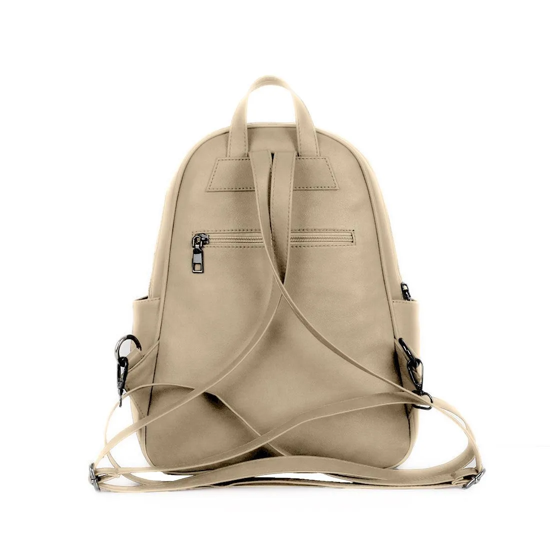 Beige Mixed Backpack Don't Panic