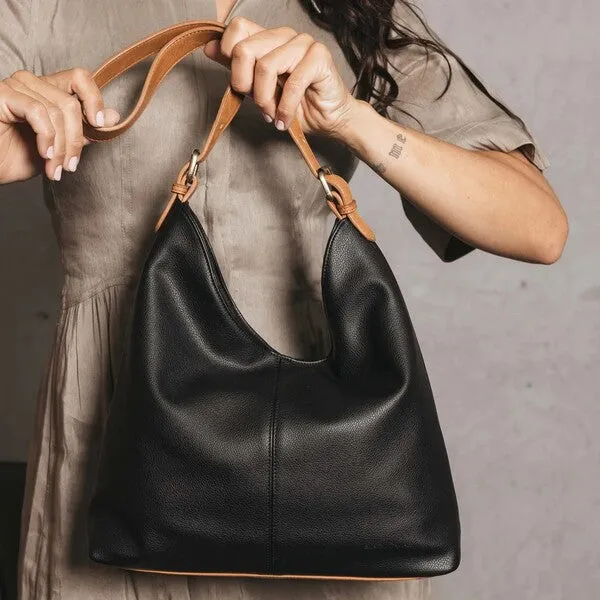 Black Caviar Blair Black Handbag Set 3 Piece
