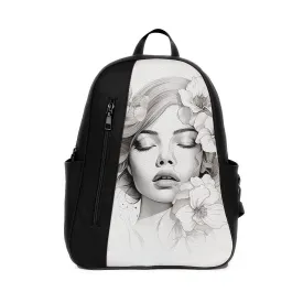 Black Mixed Backpack Outlines Art