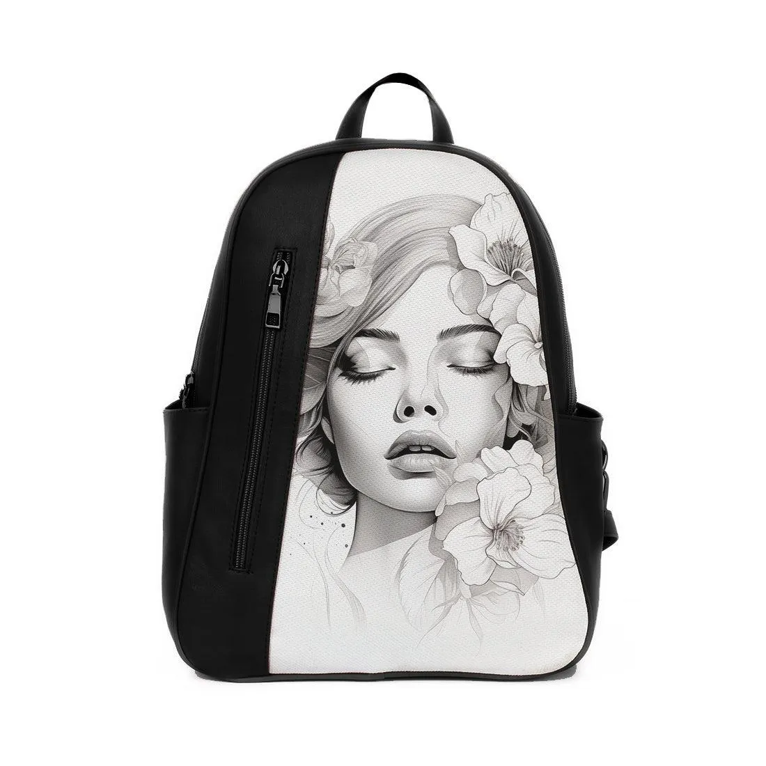 Black Mixed Backpack Outlines Art