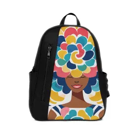 Black Mixed Backpack Pretty Lady