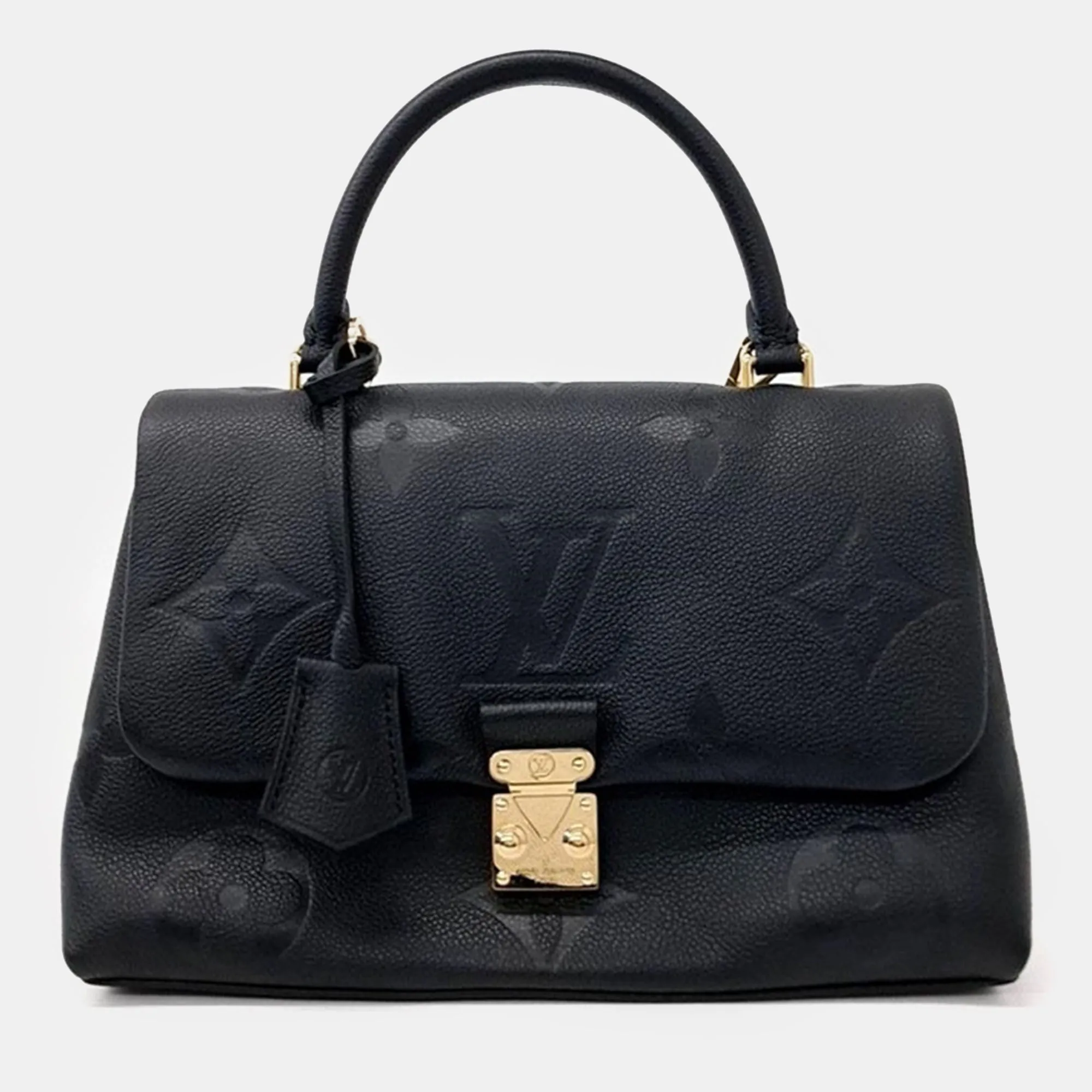 Black Monogram Empreinte Madeleine MM Bag