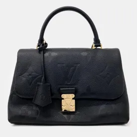 Black Monogram Empreinte Madeleine MM Bag
