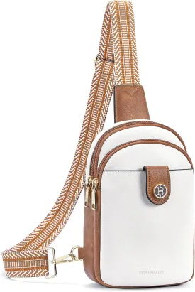 BOSTANTEN Sling Bag for Women Crossbody Bag Vegan Leather Cross Body Purse Large Fanny Pack Travel Purse