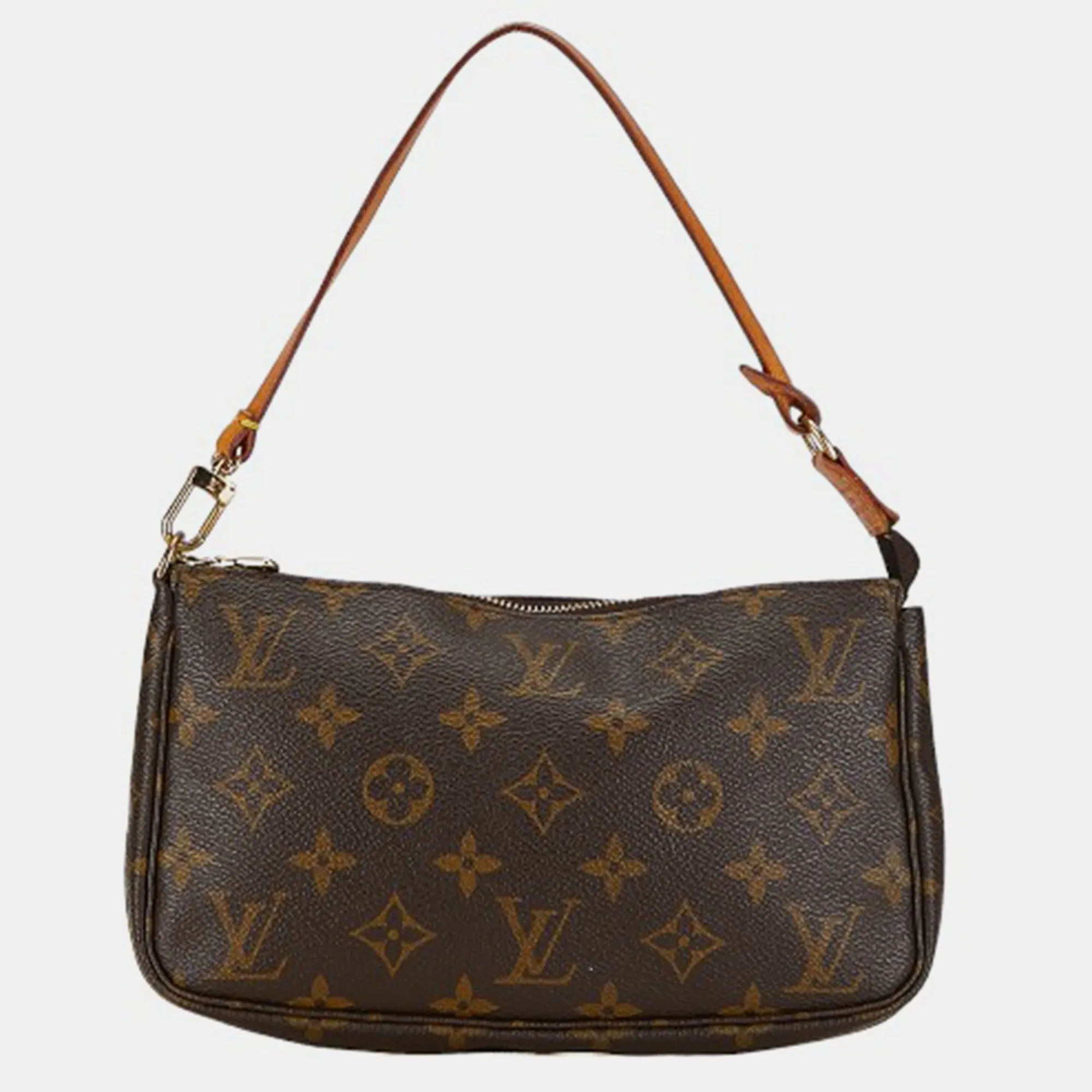 Brown Monogram Canvas Pochette Accessoires Bag