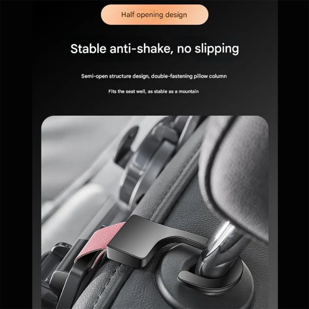 Car Seat Headrest Hook for Mercedes S klass w220 (Long axis) 1998-2005,Car Seat Hooks with Phone Holder for Purse,Even Bottle,Backpacks Car Interior Storage Accessories,E