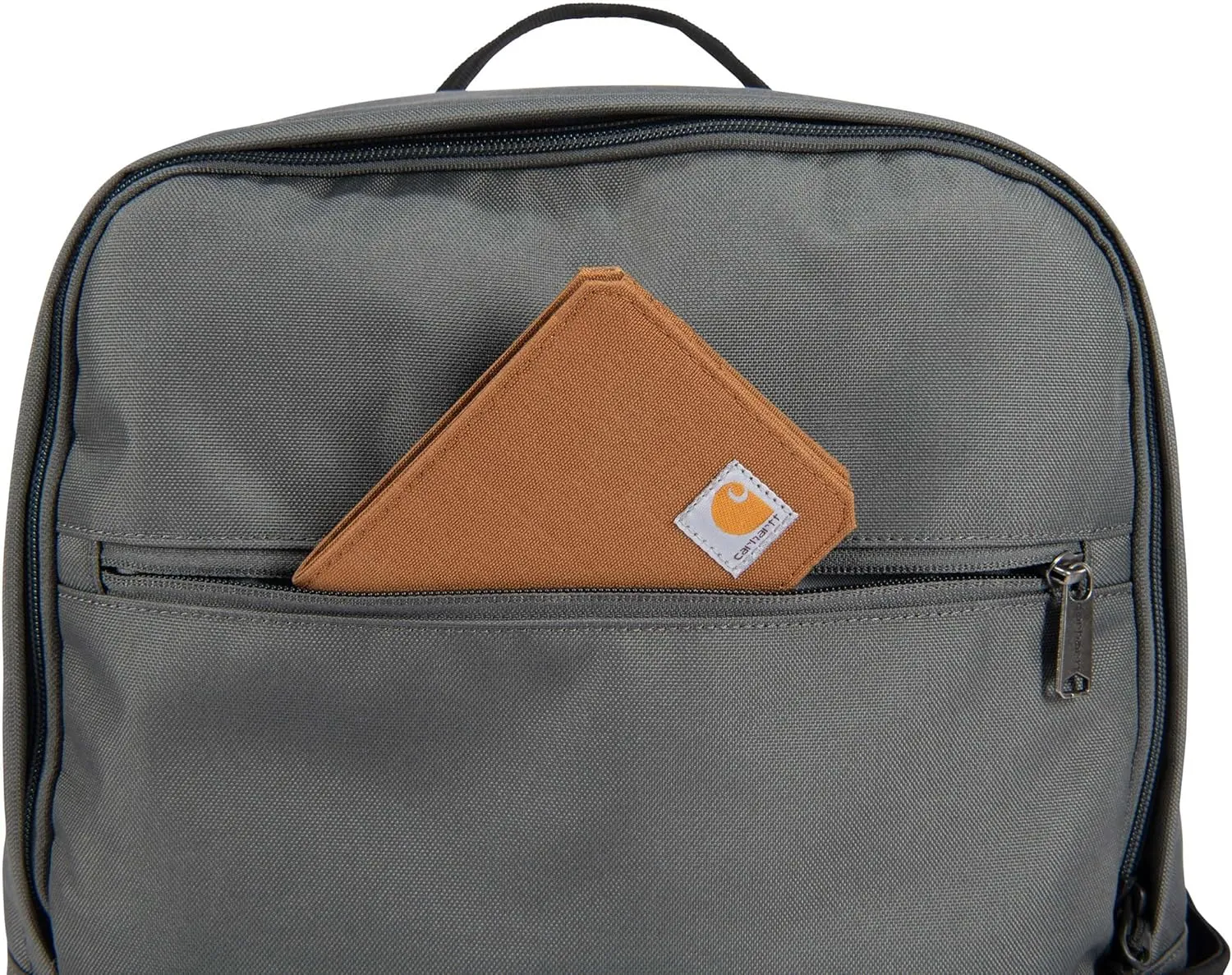 Carhartt Insulated Two Compartment Cooler, Durable Water Repellent Material W/Front Zippered Pocket for Camping, Beach & Travel