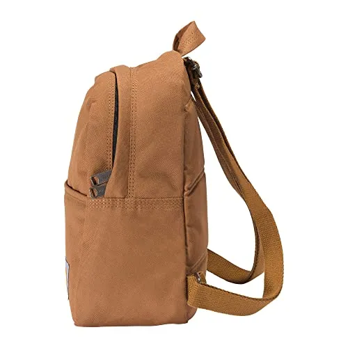 Carhartt Mini Backpack, Everyday Essentials Daypack for Men and Women, Brown