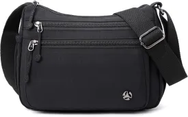 Casual Crossbody Bag with Anti Theft Pocket - Women Lightweight Water-Resistant Purse Bag