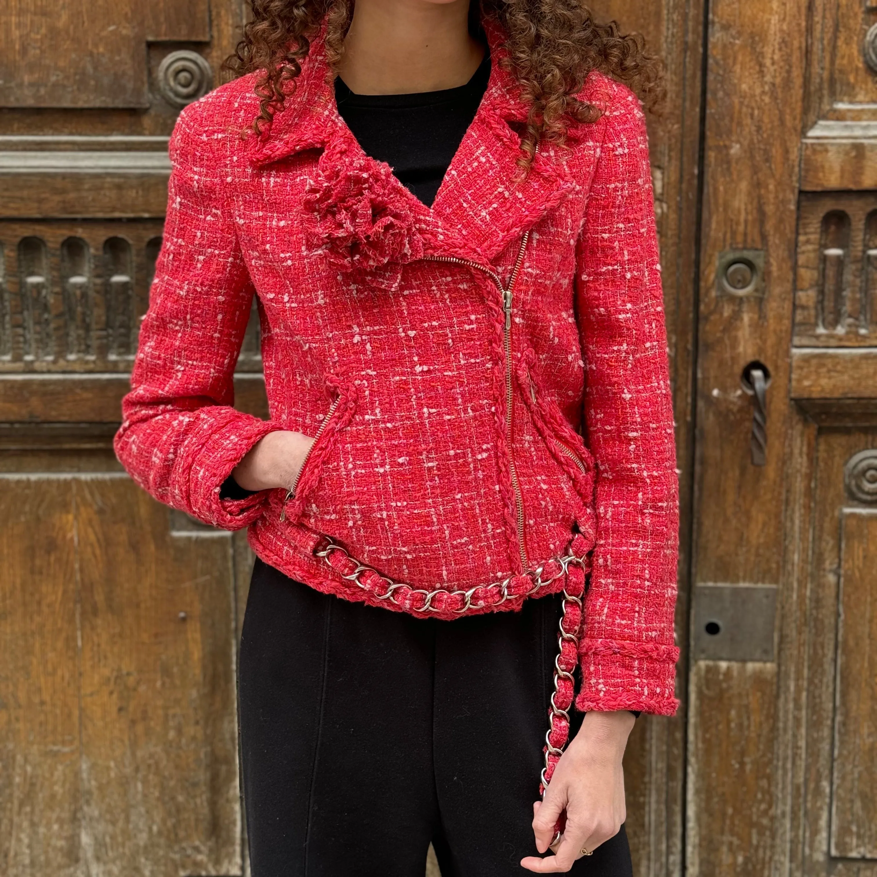 Chanel - Veste en tweed T.34