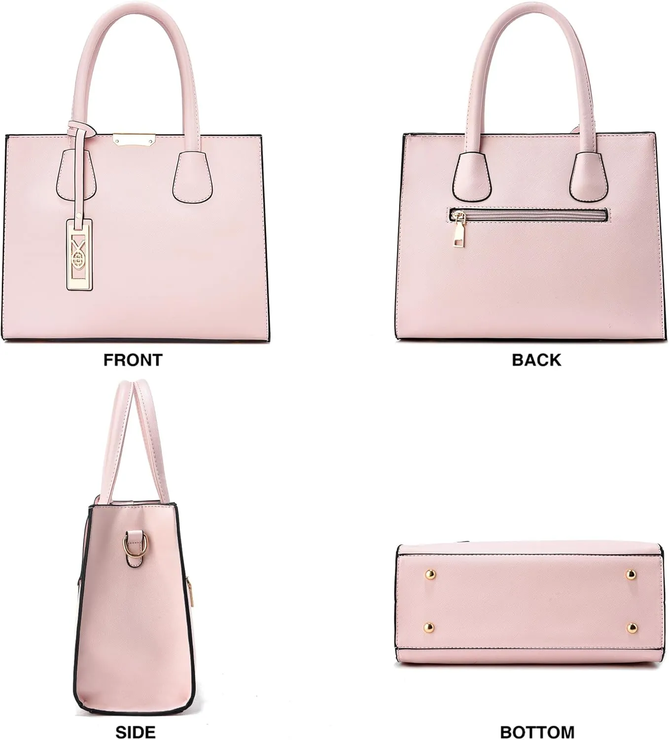 CHICAROUSAL Crossbody Purses and Handbags for Women PU Leather Tote Shoulder Bags Top Handle Satchel