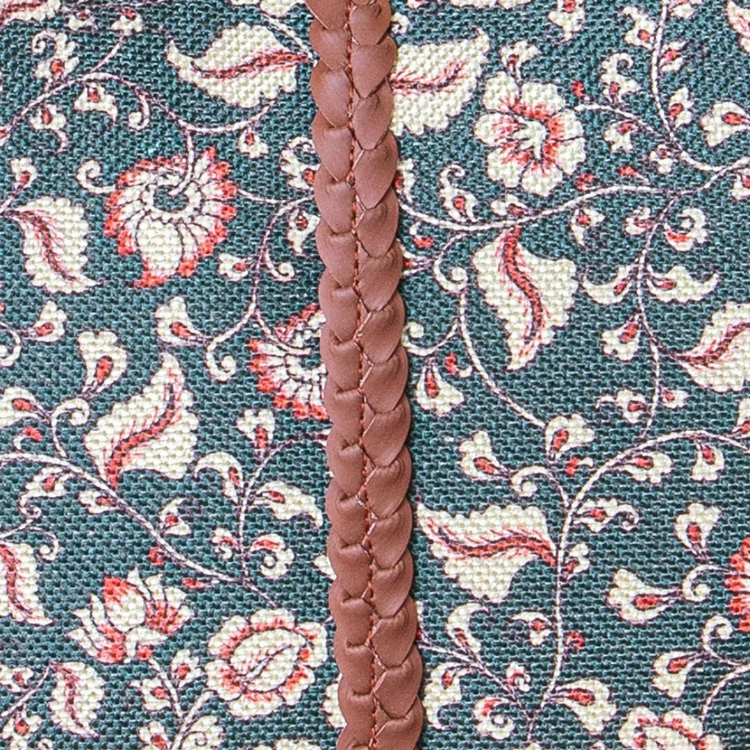 Chittoor Blue Kalamkari Hobo Bag