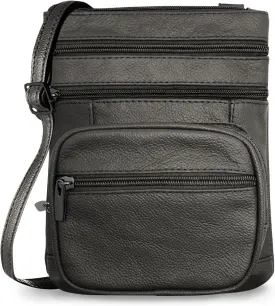 Ciana Genuine Leather Cross Body Bags Purse for Women, Purses Women's Shoulder Sling Handbags Soft Purse