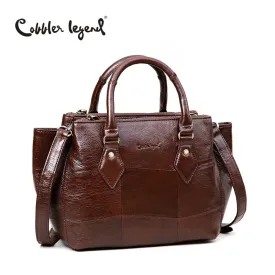 Cobbler Legend 2017 New Arrival Women's Totes Bags for Women Messenger Crossbody Bag For Lady Genuine Leather Handbag Female