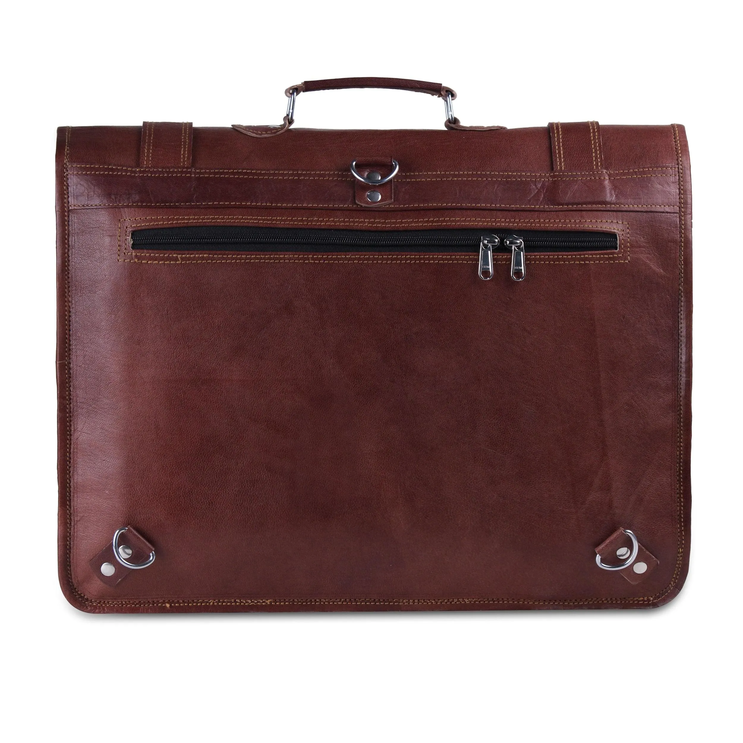 Convertible Leather Messenger Bag