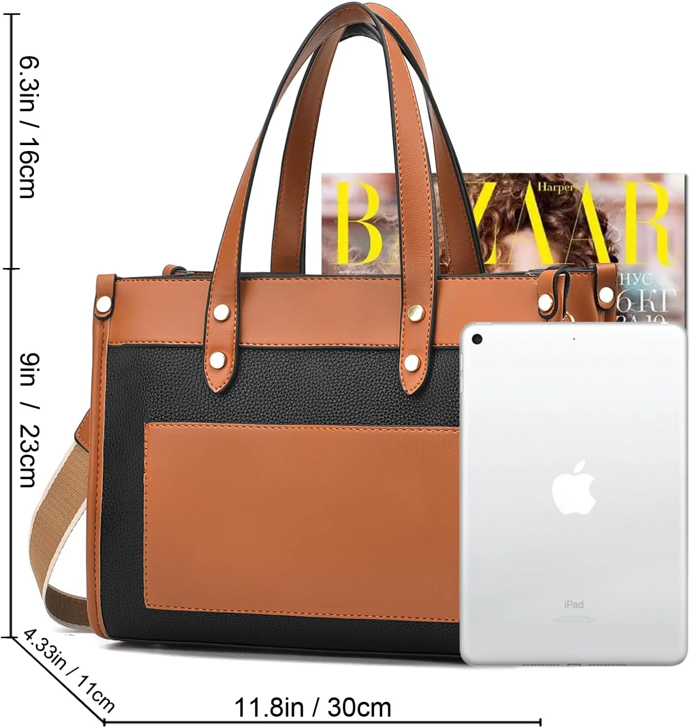CROJUYI Tote Bag for Women - Satchel Purse and Handbags Ladies Shoulder Totes Crossbody Bags