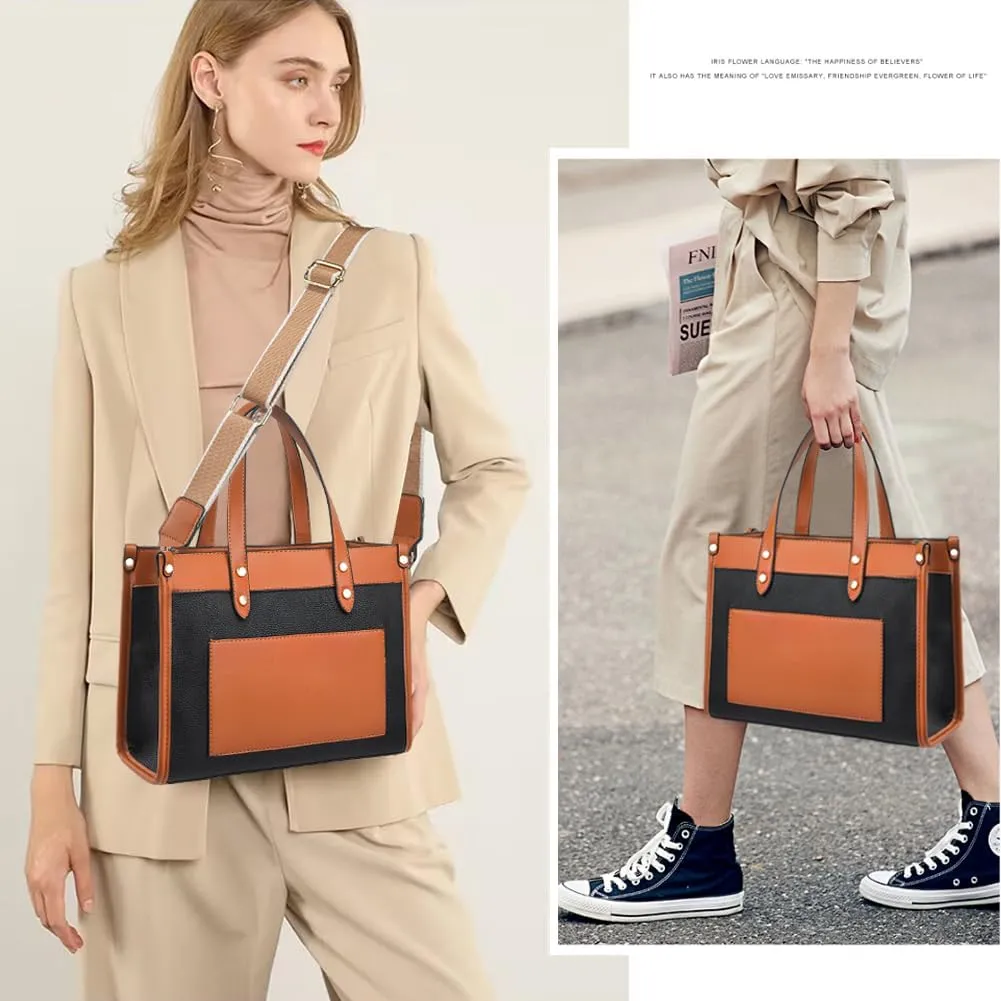 CROJUYI Tote Bag for Women - Satchel Purse and Handbags Ladies Shoulder Totes Crossbody Bags