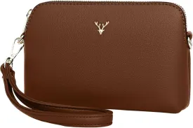 Crossbody Bag for Women, Vegan Leather Women Crossbody Purse Small Shoulder Handbags, Ladies Wristlet Clutch