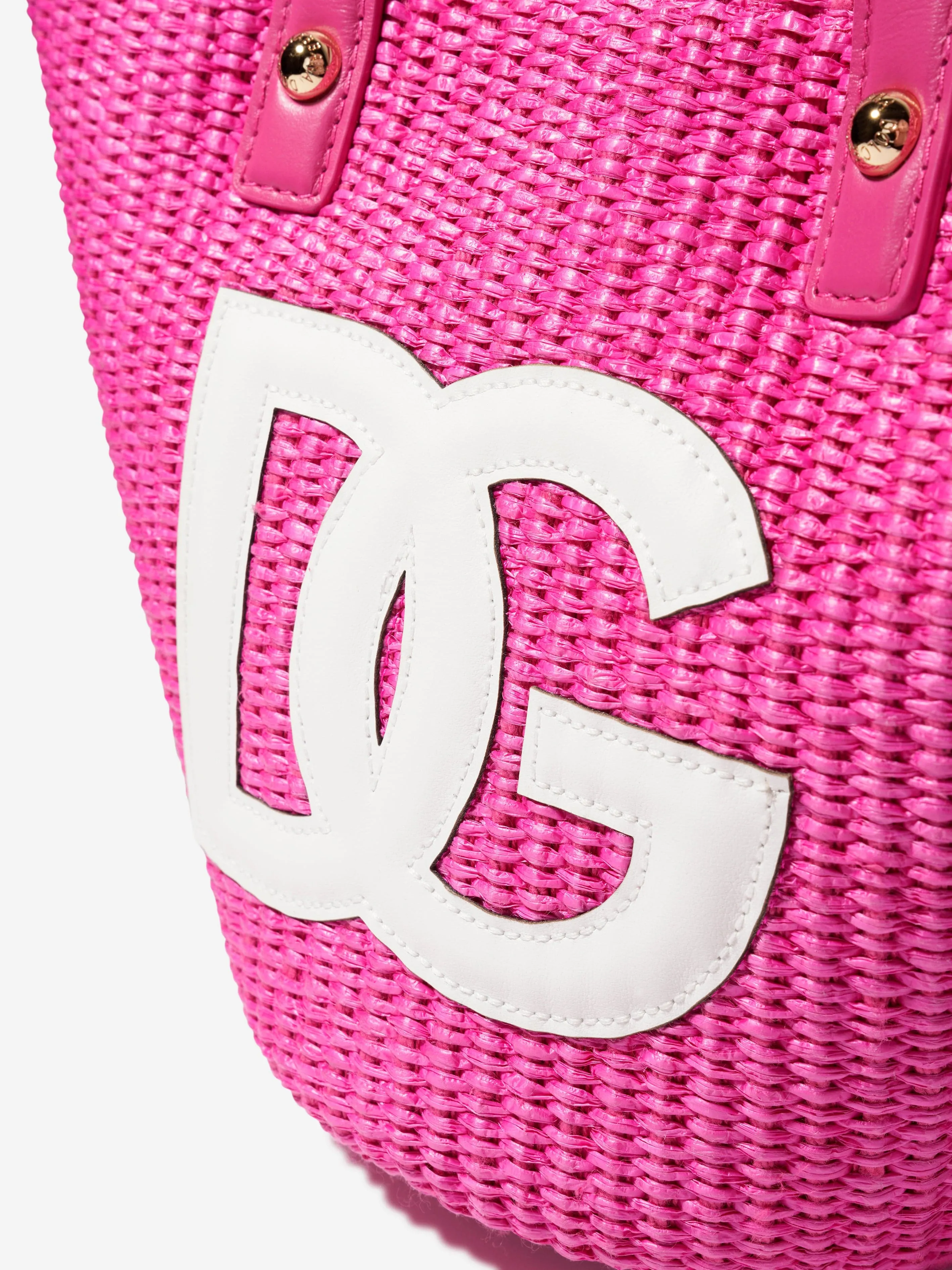 Dolce & Gabbana Girls Logo Tote Bag in Pink