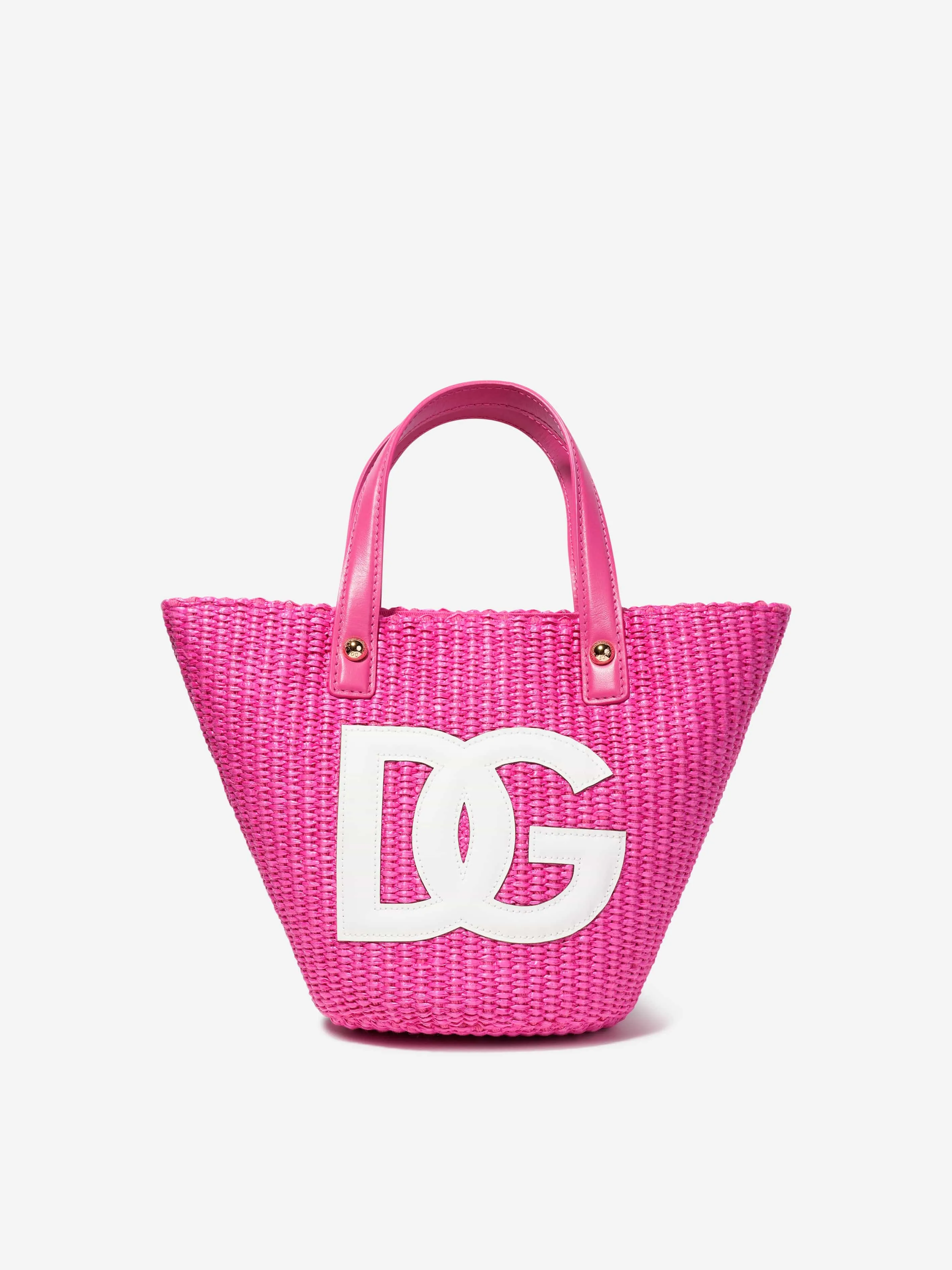 Dolce & Gabbana Girls Logo Tote Bag in Pink