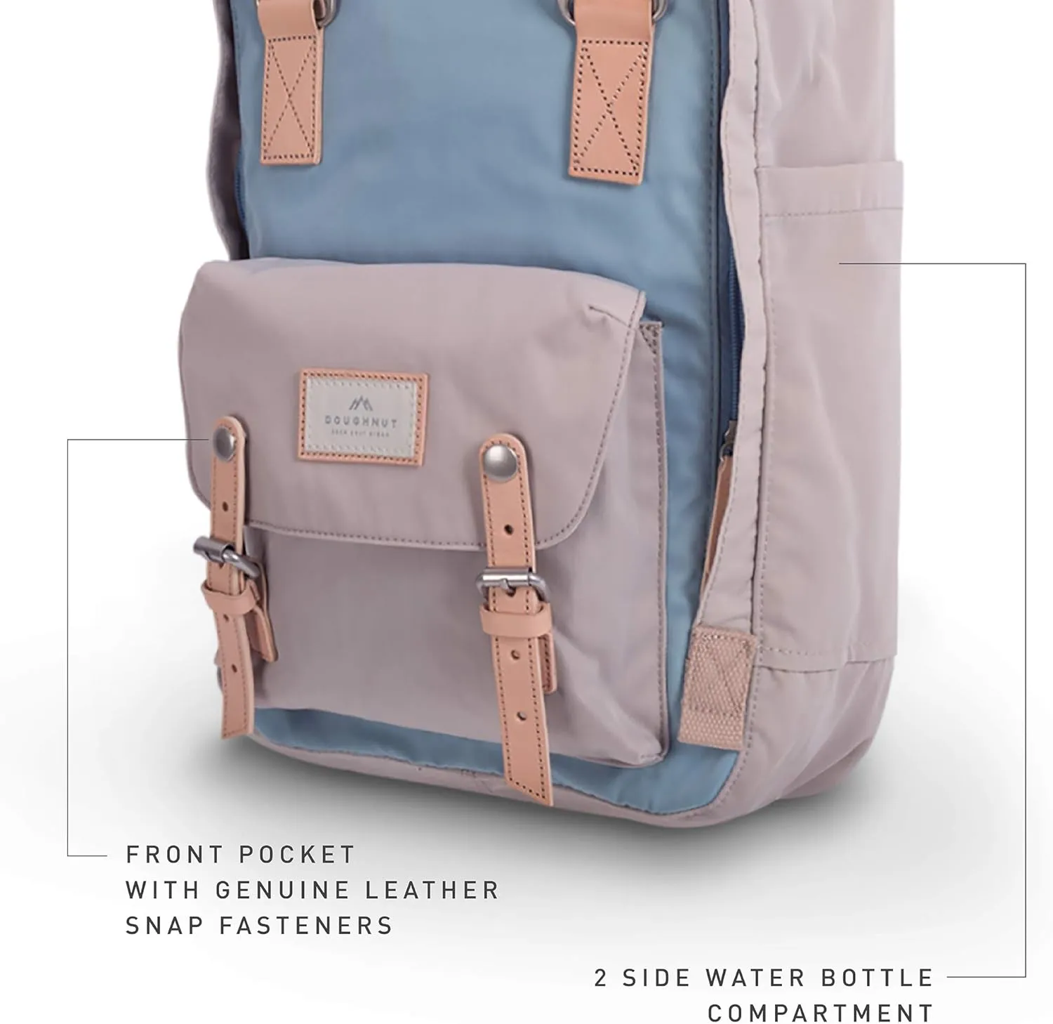 Doughnut Macaroon 16L Travel Backpack Ladies College Lightweight Casual Daypacks Bag Backpack