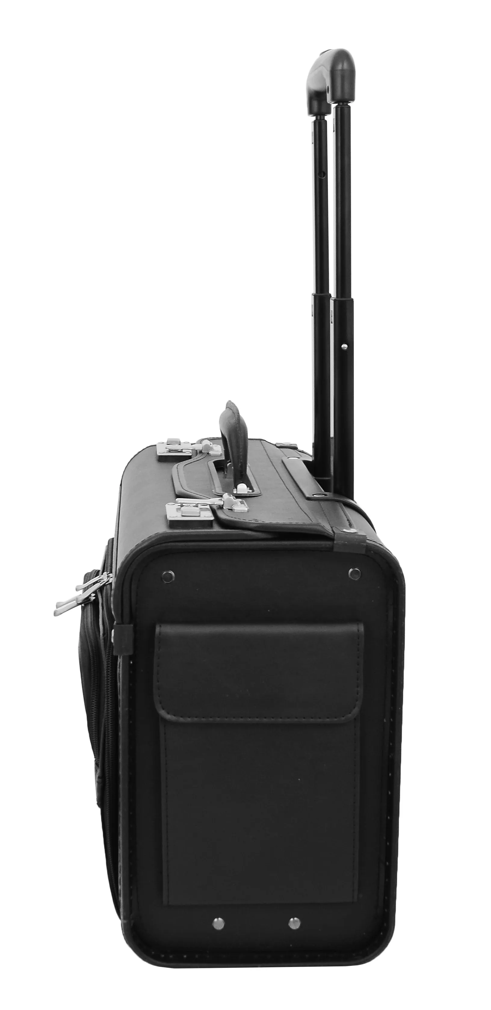 DR476 Pilot Case Wheeled Lockable Laptop Bag Black