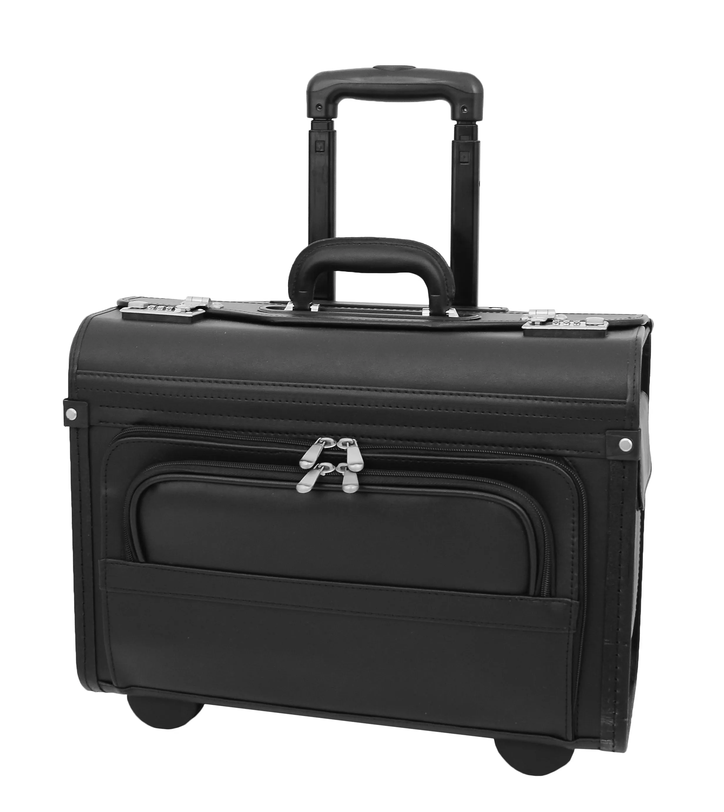 DR476 Pilot Case Wheeled Lockable Laptop Bag Black