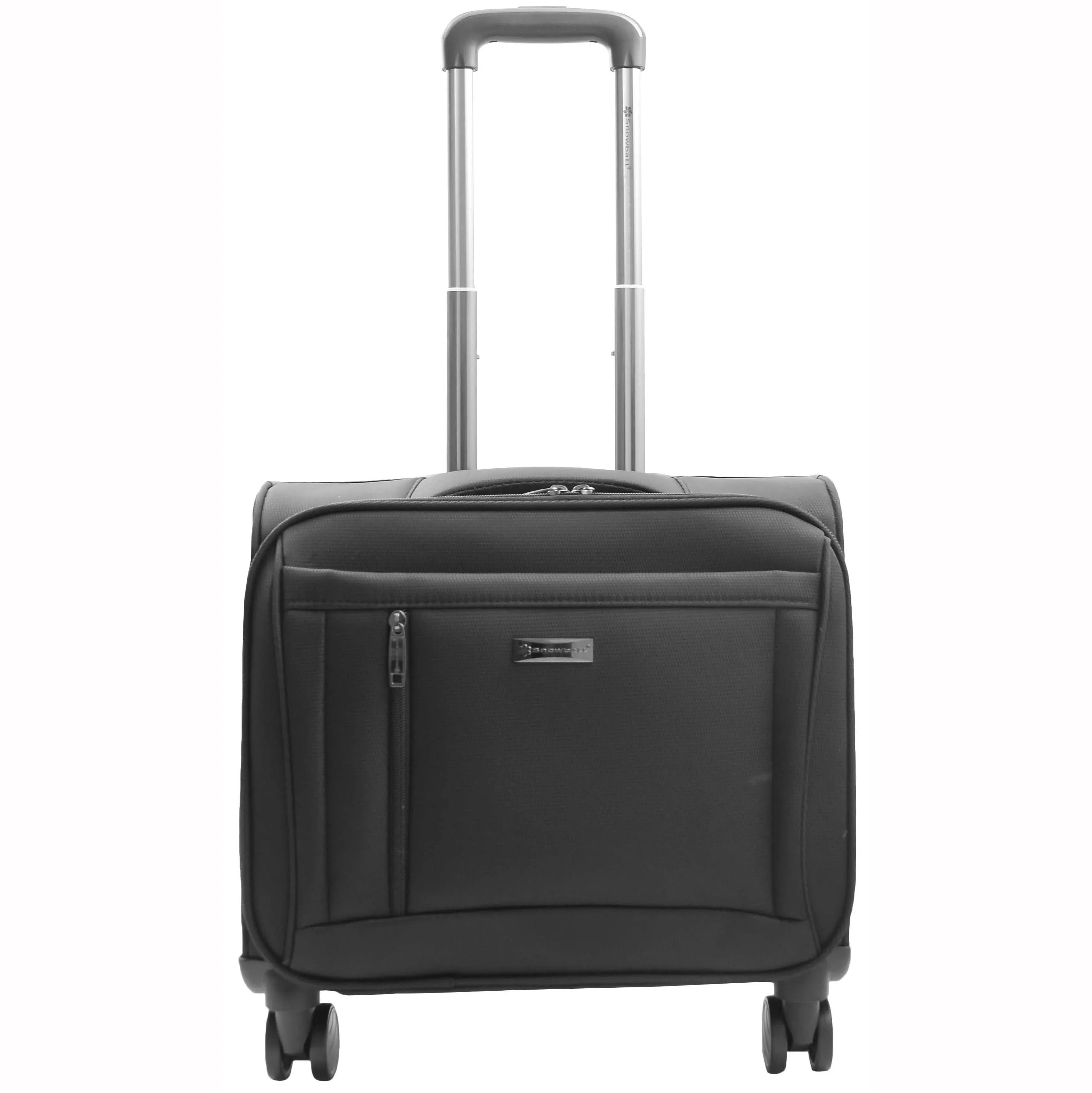 DR527 Pilot Case Cabin Bag With Four Wheels Black