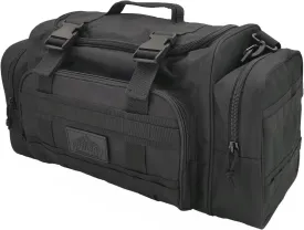 Duffel Bag  Heavy Duty Tactical Gym Bag for Men, Splashwater-Proof Weekender Travel Bag for Basketball, Football, Soccer, Hiking, and Hunting (Black)
