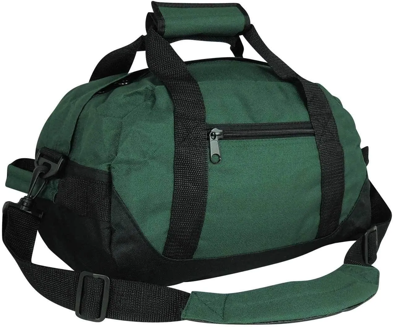 Duffle Bag, Gym Bag, Heavy Duty Travel Bag Two Tone (Green - small (14" x 8.5" x 8.5"))