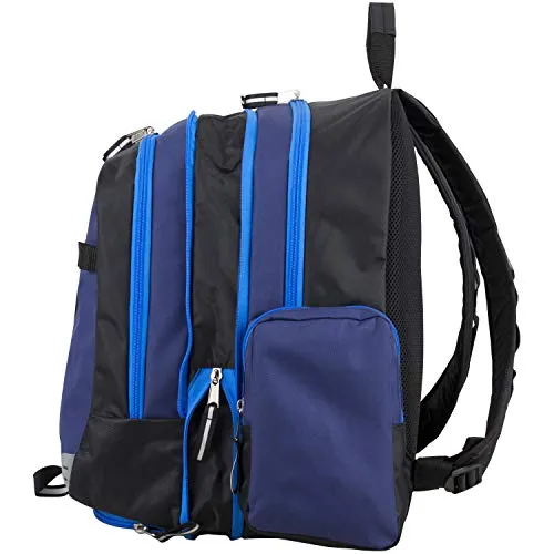 Eastsport Oversized Expandable Backpack with Removable EasyWash Bag, Deep Cobalt Blue