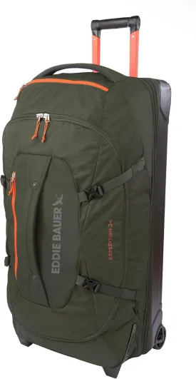 Eddie Bauer Expedition Duffel Bag 2.0-Made from Rugged Polycarbonate and Nylon, Dark Thyme, 34L