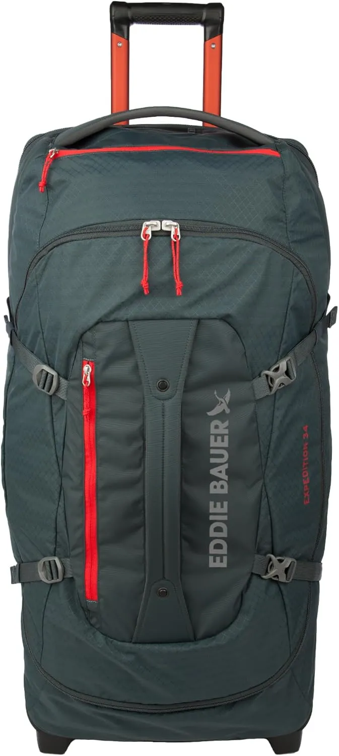 Eddie Bauer Expedition Duffel Bag 2.0-Made from Rugged Polycarbonate and Nylon, Storm, 34L