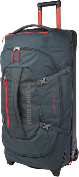 Eddie Bauer Expedition Duffel Bag 2.0-Made from Rugged Polycarbonate and Nylon, Storm, 34L