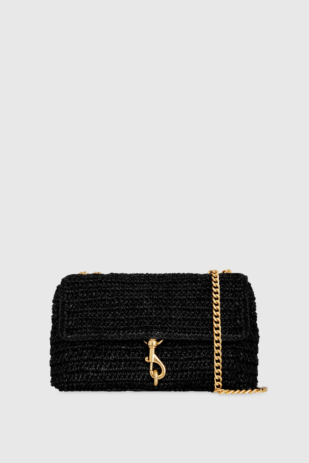 Edie Medium Crossbody Bag In Black/Antique Brass