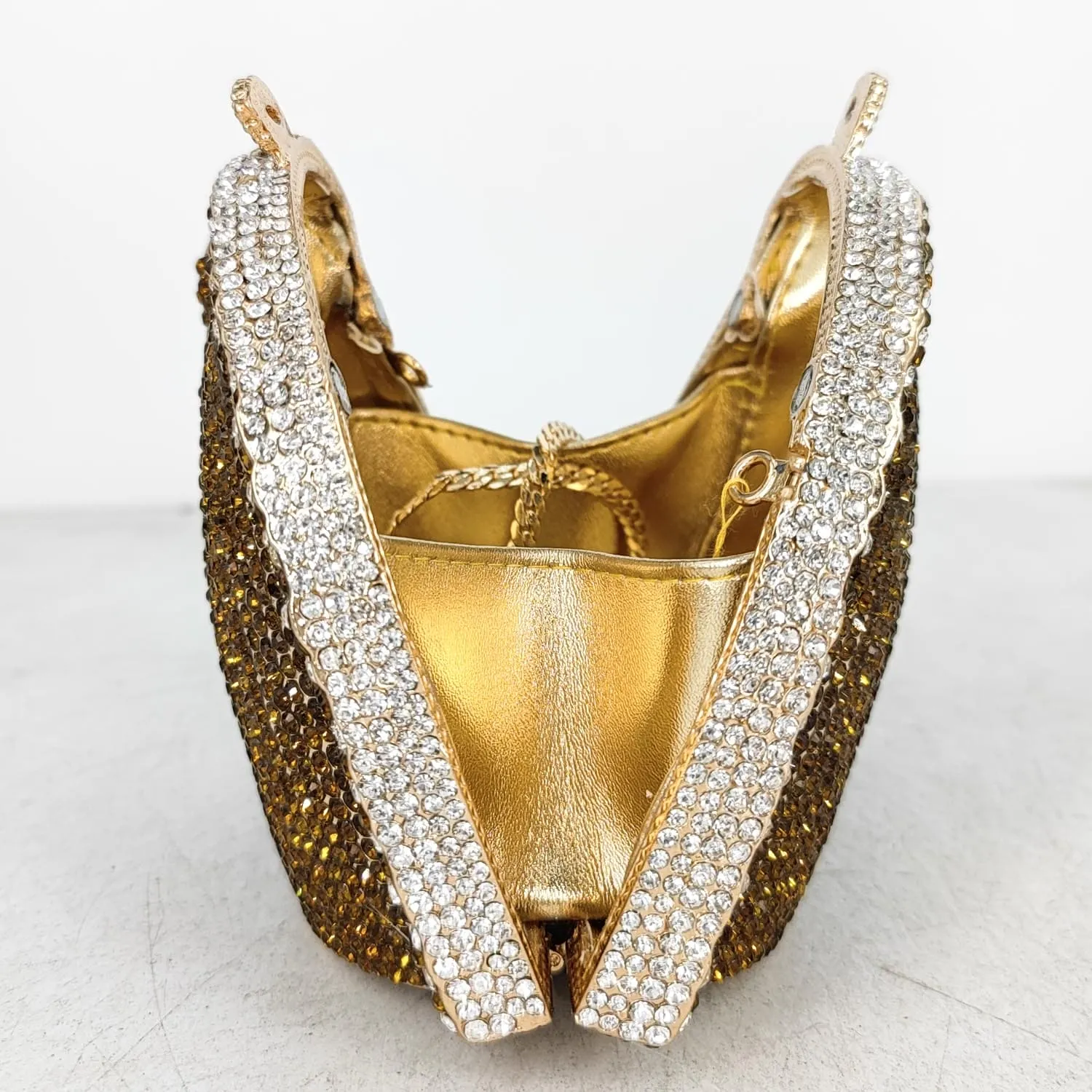 Elegant Horse Head Mini Crystal Evening Purse