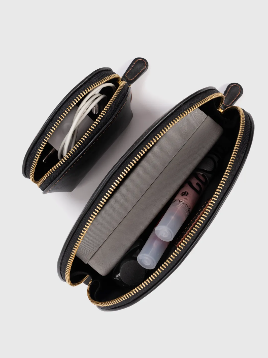 Estelle Croco Tote Bag - Black   Pouch & Wallet Combo