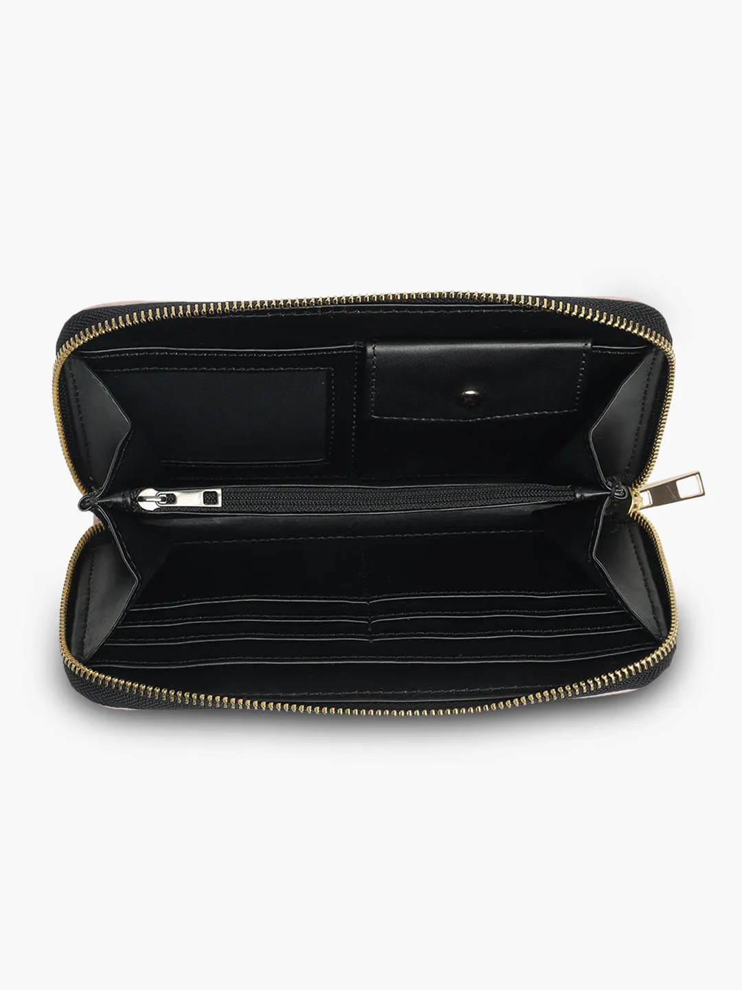 Estelle Croco Tote Bag - Black   Pouch & Wallet Combo